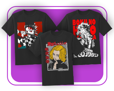 Camisas Anime